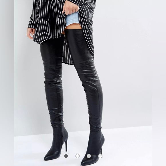 STEVE MADDEN KRISTEN THIGH HIGH HEELS - Picture 2 of 5